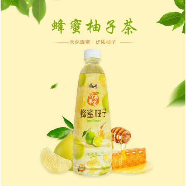 康师傅蜂蜜柚子茶500ml-箱15瓶