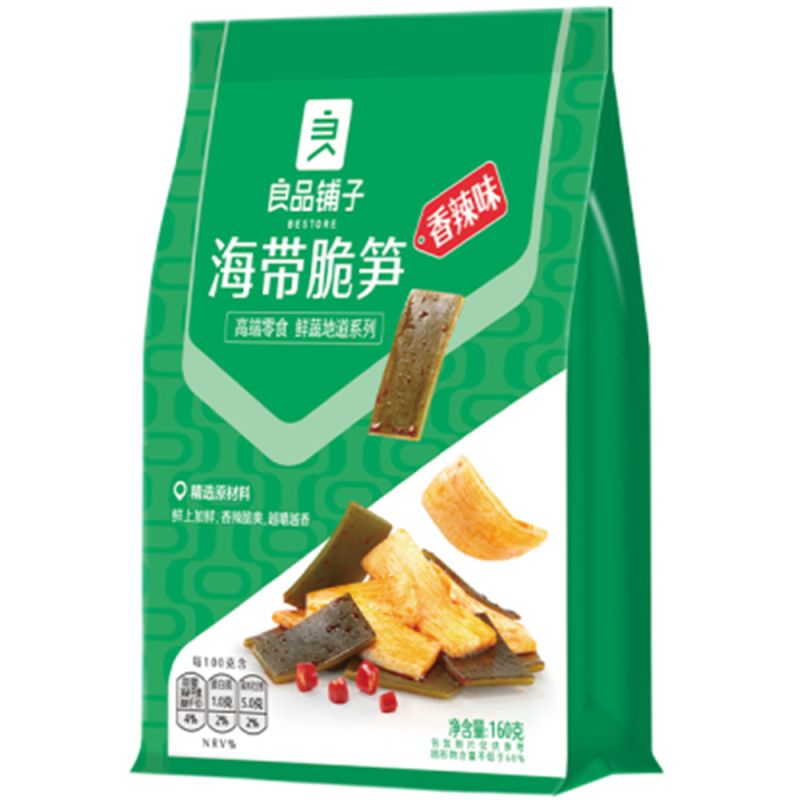 良品铺子海带脆笋-香辣味160g