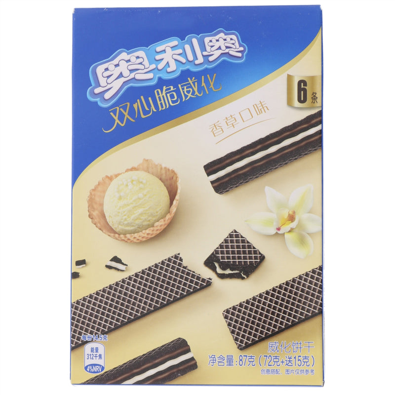 奥利奥双心脆6条-香草味72g