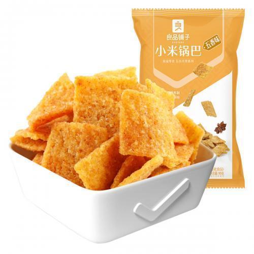 良品铺子小米锅巴-五香味90g