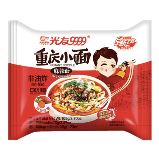 光友9999重庆小面麻辣味袋装105g整箱20袋